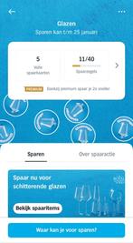 Glazenzegels Albert Heijn, Ophalen of Verzenden, Winkel, Super of Benzinepomp, Volle spaarkaart