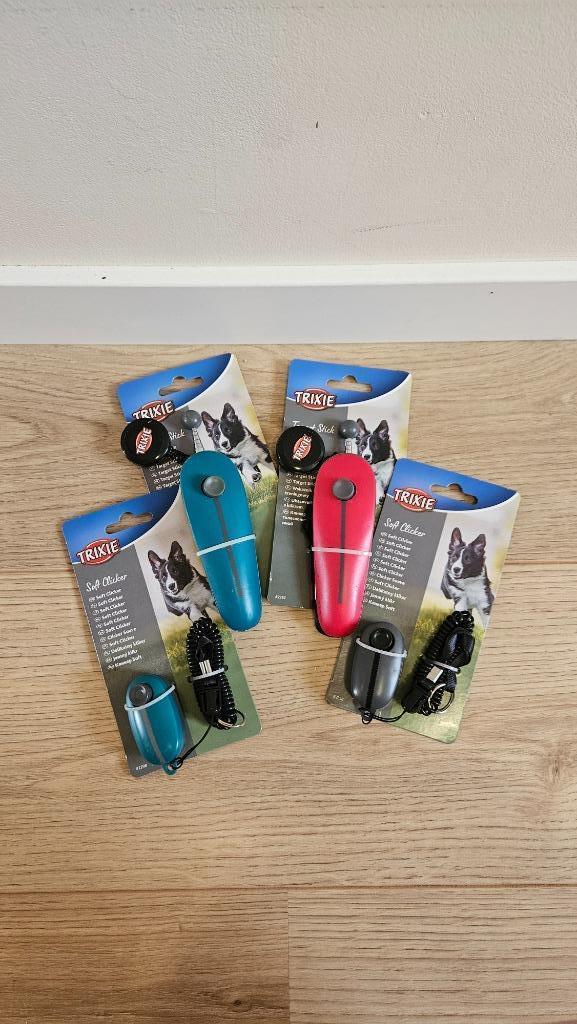 clicker met targetstick of softclicker, Dieren en Toebehoren, Honden-accessoires, Nieuw, Ophalen of Verzenden