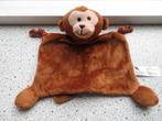 Knuffeldoek aap / aapje van Hema bruin met stippen onderkant, Ophalen of Verzenden, Zo goed als nieuw, Overige typen