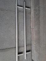 2x RVS deurgreep - 100cm, Ophalen, Zo goed als nieuw, Rvs, Klink of Kruk