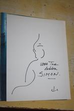 Woody van Amen gesigneerd losse tekening Het grote gedicht, Ophalen of Verzenden