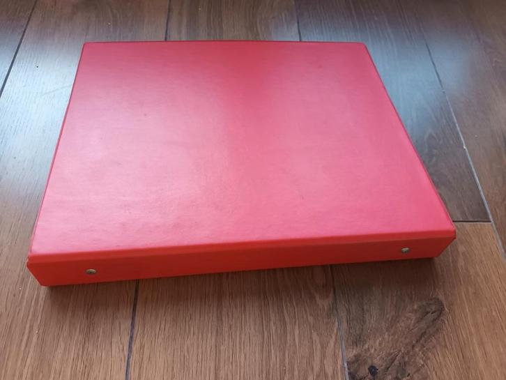 Rode ringband map rood ring band 23 rings 23-rings, Diversen, Schoolbenodigdheden, Gebruikt, Ophalen of Verzenden