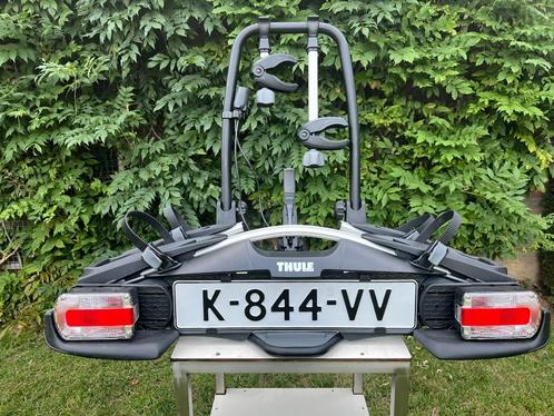 Thule fietsdrager Velocompact 925, Auto diversen, Fietsendragers, Zo goed als nieuw, Trekhaakdrager, 2 fietsen, Ophalen