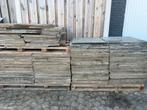 Terrastegels - Natuursteen bluestone hardsteen 32m2 92 stuks, Gebruikt, Ophalen of Verzenden, Terrastegels, Natuursteen