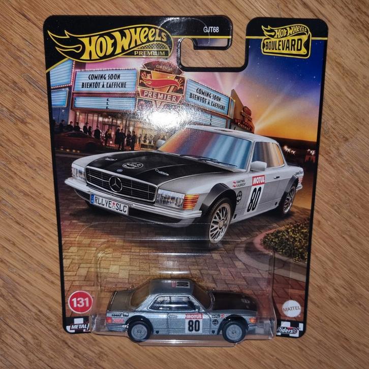405 - Hotwheels Mercedes-Benz 500 SLC Rallye in verpakking., Hobby en Vrije tijd, Modelauto's | Overige schalen, Nieuw, Auto, Ophalen of Verzenden