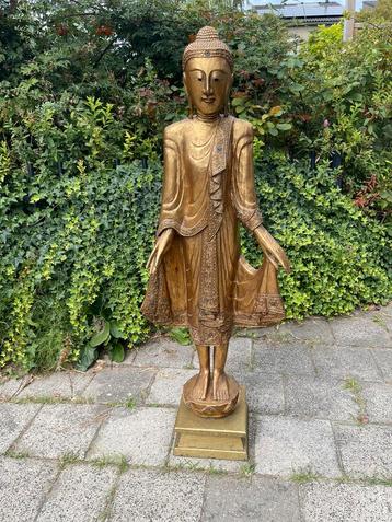 Houten boeddha 
