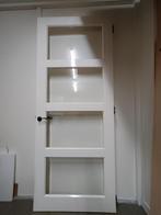 Mooie Binnendeur met facetglas, Doe-het-zelf en Verbouw, Deuren en Horren, Ophalen, Gebruikt, 80 tot 100 cm, 215 cm of meer