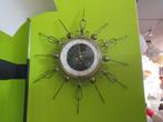 jaren 50 60 Orfac design messing zonneklok vintage retro, ?, Orfac, Analoog, Wandklok