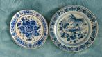 Oude Delftse  borden ook van de porcelaine fles porseleine, Antiek en Kunst, Ophalen