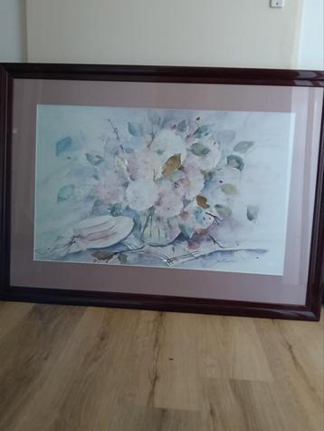 Aquarel Bloemenstilleven - Jan Kooistra beschikbaar voor biedingen