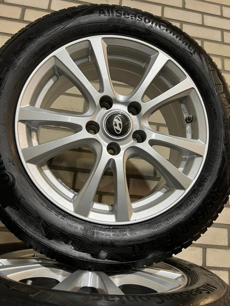 Hyundai ix20/i30 velgen 16 inch continental 7mmTPMS, Ophalen of Verzenden, Gebruikt