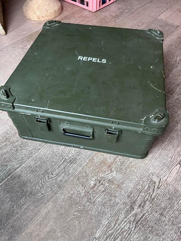 Aluminium Kist - 58x58x24 cm, Doe-het-zelf en Verbouw, Kratten en Dozen, Gebruikt, Bak of Kist, 50 tot 75 cm, Minder dan 35 cm