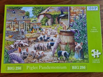 House of Puzzles 250 grote stukjes Piglet Pandemonium beschikbaar voor biedingen