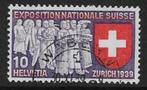 Zwitserland 1939   Beurs  Frans   338, Postzegels en Munten, Postzegels | Europa | Zwitserland, Verzenden, Gestempeld