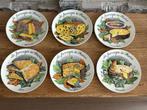 Antieke Franse kaasborden '70 Gien France, Ophalen of Verzenden