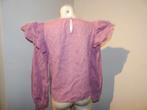 Fabienne Chapot paarse blouse uitstaande roesels M, Maat 38/40 (M), Verzenden, Paars, Zo goed als nieuw