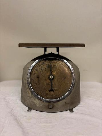 Vintage salter pakketweger type 40p ptt beschikbaar voor biedingen