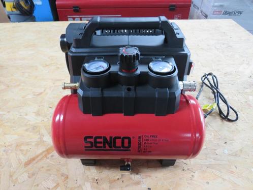 Senco geluidsarme compressor AC19306BL Nieuw, Doe-het-zelf en Verbouw, Compressors, Nieuw, 6 tot 10 bar, Minder dan 25 liter, Minder dan 200 liter/min