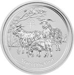 1 oz 2015 Year of the goat, Ophalen of Verzenden, Zilver