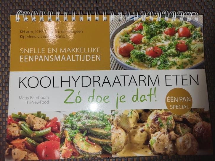 Één pan special,  koolhydraatarm eten,  matty barnhoorn, Boeken, Gezondheid, Dieet en Voeding, Zo goed als nieuw, Ophalen of Verzenden