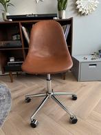 Leren bureaustoel, Ophalen, Gebruikt, Bruin, Bureaustoel