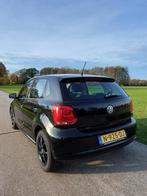 Volkswagen Polo 1.2  2011 Zwart 6V 44KW, Auto's, Volkswagen, Voorwielaandrijving, 1198 cc, Zwart, Airbags