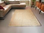 Wit hoogpolig Wollen vloerkleed 200x140cm, Ophalen, Gebruikt, 100 tot 150 cm, Wit