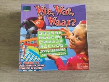 Wie,Wat ,waar spel beschikbaar voor biedingen