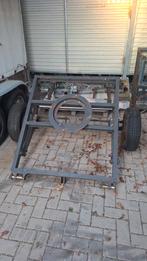 Assen met trekstang voor schamelwagen/pipowagen, Ophalen, Gebruikt