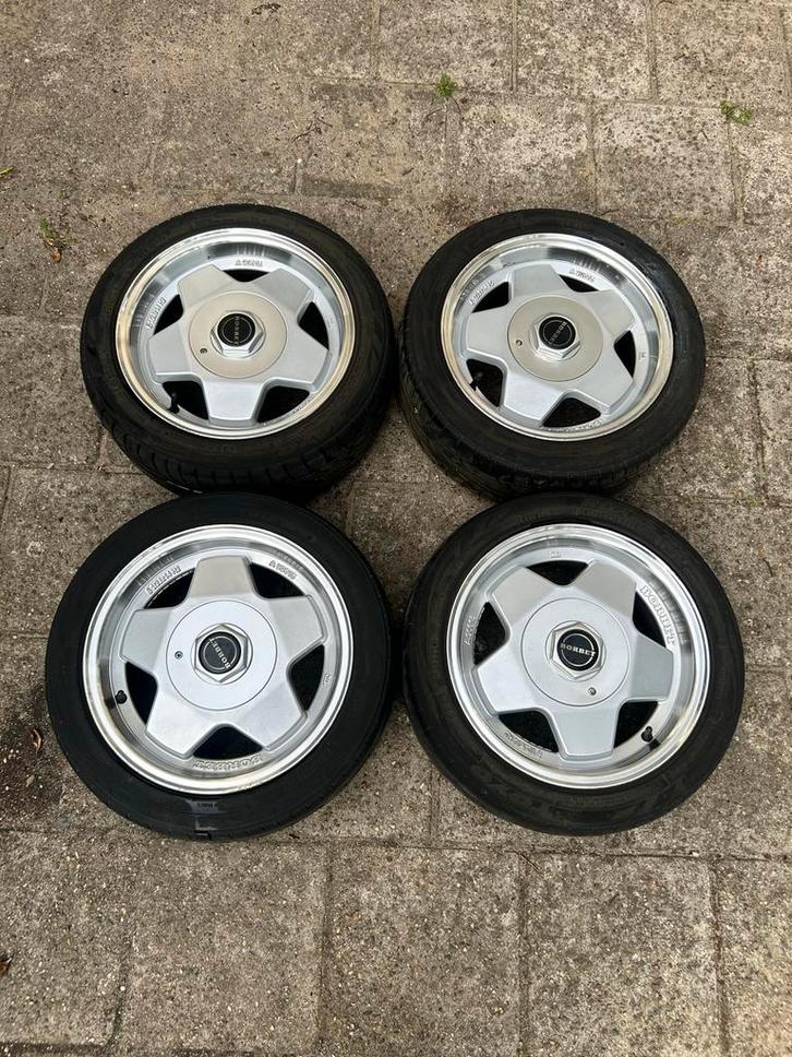 Borbet Velgen 14 inch met Toyo Banden, Auto-onderdelen, Banden en Velgen, Banden en Velgen, Zomerbanden, 14 inch, 195 mm, Personenwagen