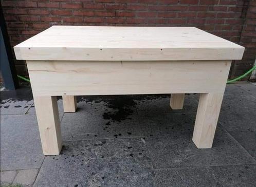 STEIGERHOUTEN ZANDTAFELS., Kinderen en Baby's, Speelgoed | Buiten | Zandbakken, Zo goed als nieuw, Ophalen