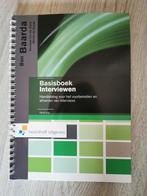 Basisboek Interviewen - Handleiding, Zo goed als nieuw, Ben Baarda, Alpha, HBO