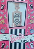 Barbie paper doll repro 1959 badpak vintage retro Mattel, Ophalen of Verzenden, Zo goed als nieuw, Fashion Doll