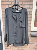 Zwarte Cotton Club blouse maat XL, Cotton Club, Ophalen of Verzenden, Zo goed als nieuw, Maat 46/48 (XL) of groter