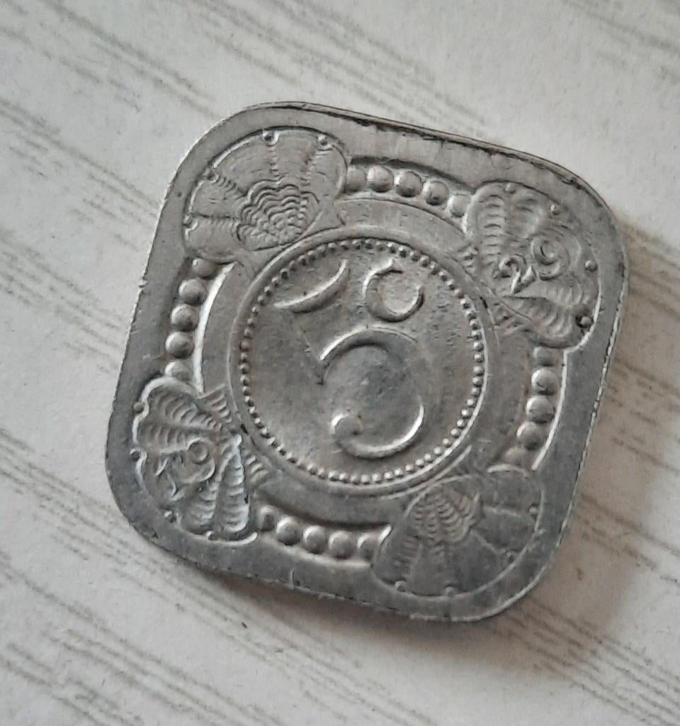 Munt van 5 cent uit 1929 - Nederland, Ophalen of Verzenden, Koningin Wilhelmina, 5 cent, Losse munt