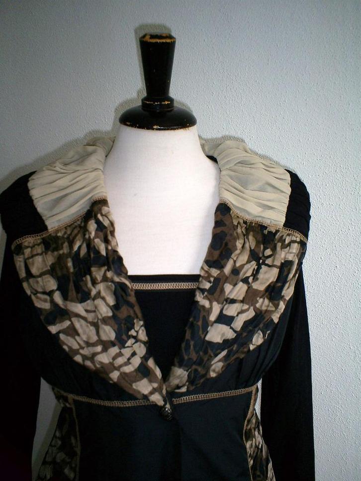 NIEUW __ CIVIT 3 delig pakje met zijde mt. M waarde 170,00, Kleding | Dames, Jurken, Nieuw, Maat 38/40 (M), Zwart, Verzenden
