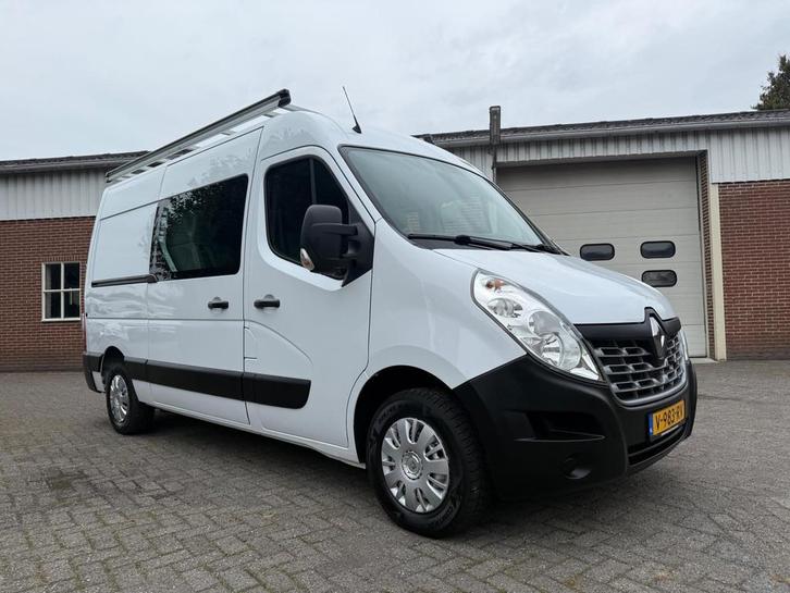 Renault Master T35 2.3 dCi 170PK Dubbel Cabine L2H2 Energy, Auto's, Bestelauto's, Bedrijf, Te koop, ABS, Airconditioning, Bluetooth