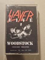 Slayer - woodstock concert theatre - Cassette, Cd's en Dvd's, Cassettebandjes, Gebruikt, Verzenden, 1 bandje, Origineel