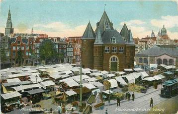 (380-266-009) Amsterdam Nieuwmarkt met Waag beschikbaar voor biedingen