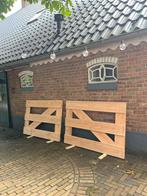 Nieuwe Houten Landbouw Hekken - Set van 2, 120 cm of meer, Minder dan 200 cm, Nieuw, Ophalen of Verzenden