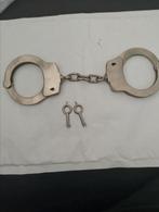 👉 Zware handboeien met sleuteltjes made in Japan, Ophalen of Verzenden, Landmacht, Nederland