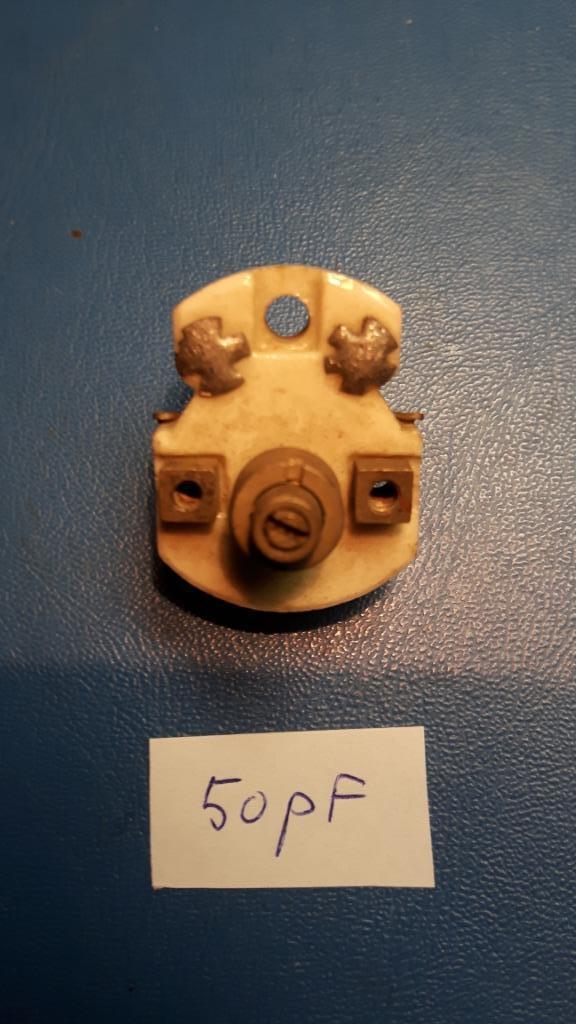 Keramische hoogspannings trimmer 50 pF 5 stuks, Hobby en Vrije tijd, Elektronica-componenten, Nieuw, Ophalen of Verzenden