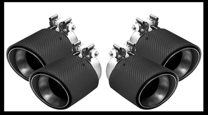 BMW M5 G90/G99 M-performance uitlaat tips , matt carbon, Auto diversen, Tuning en Styling, Ophalen of Verzenden