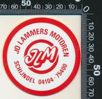 Sticker: Jo Lammers Motoren - Schijndel, Verzamelen, Verzenden, Zo goed als nieuw, Auto of Motor