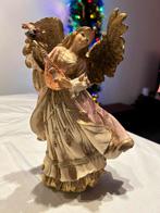Mooie vintage gedetailleerde sierlijke grote kerst engel, Diversen, Ophalen of Verzenden, Gebruikt