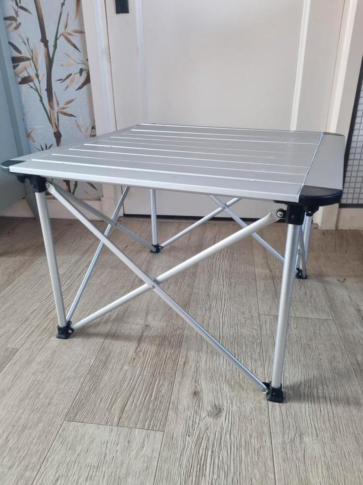 Lichtgewicht aluminium kampeertafel, Caravans en Kamperen, Kampeermeubelen, Campingtafel, Ophalen
