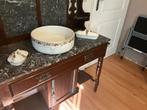 Mooie oude kap/wastafel en lampetstel, Ophalen, Zo goed als nieuw, 50 tot 100 cm, Minder dan 100 cm