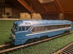 Blauwe Treinlocomotief - ZGAN - Mecano, Hobby en Vrije tijd, Ophalen of Verzenden, Zo goed als nieuw, Overige typen
