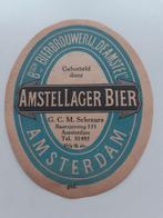 Etiket Amstel Lager Bier., Ophalen of Verzenden, Zo goed als nieuw