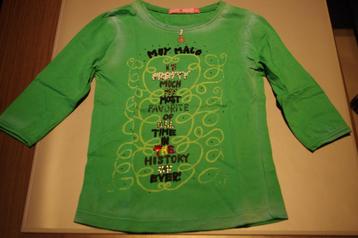 Muy Malo shirt / longsleve maat 116 (groen) beschikbaar voor biedingen